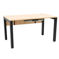 OPTO Schreibtisch, Beine schwarz, Ahorn E – Bild 16