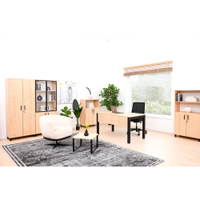 OPTO Schreibtisch, Beine schwarz, Ahorn E – Bild 8