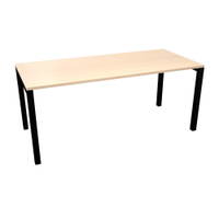 OPTO Schreibtisch, Beine schwarz, Ahorn E - 094483 a 26