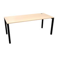 OPTO Schreibtisch 160/180, Beine schwarz, Ahorn E - 094486 a 26