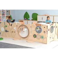 Holztrennwand Flora 10, Schiebespiel - 098811 k 23
