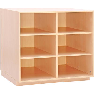 Wickelkommode offenes Regal, B 97 cm (ohne Arbeitsplatte)
