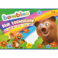 Zeichenkarton A4, 10 Blatt, 10 Farben - 115167 a 18