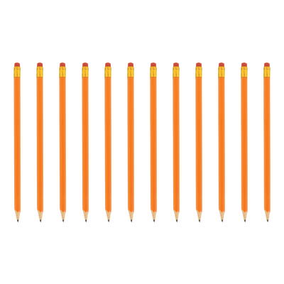 Bleistift mit Radiergummi, 12 Stück
