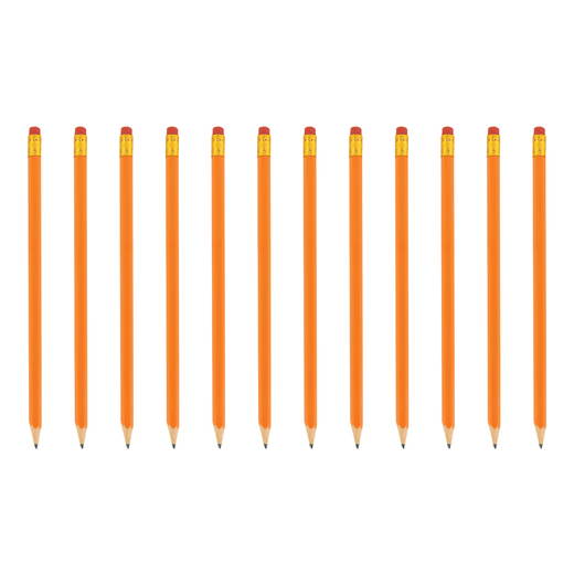 121036_b_20 Bleistift mit Radiergummi, 12 Stück - 121036 b 20