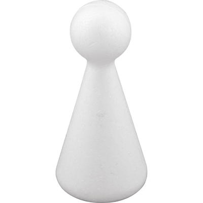 Styropor-Puppen-Rohlinge, 10 Stück, H 10 cm