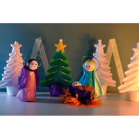 Styropor-Puppen-Rohlinge, 10 Stück, H 10 cm - 252004 e 22