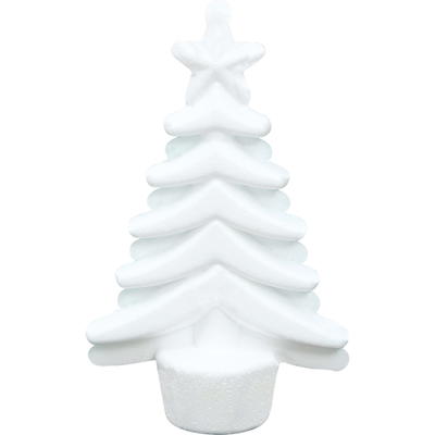 Styropor-Weihnachtsbäume, 5 Stück