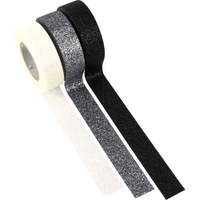 Glitterklebeband, 3er-Set – silber/schwarz - 300474 b 17
