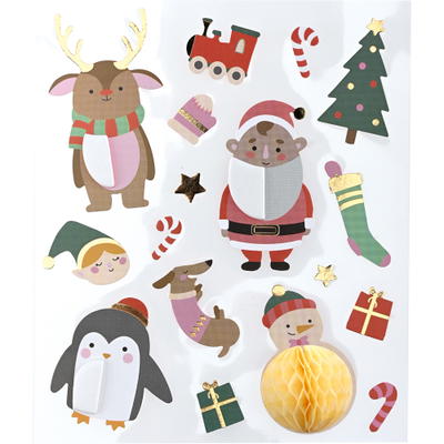 Wabensticker, Weihnachten