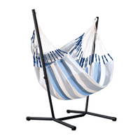 Hängematte Aloha mit Gestell, blaugrau - 303037 a 26