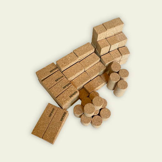 6105049414 Sensorik Korkbausteine, 125-teilig - 6105049414