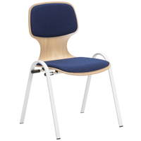 Schalenstuhl „College“, mit Polster