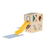 Spielburg Owlaf Erlebniswelt mit Kletterwand und Rutsche – Bild 8