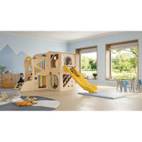 Spielburg Owlaf Erlebniswelt mit Kletterwand und Rutsche - Owlaf Playhouse Set of 6 Primary new