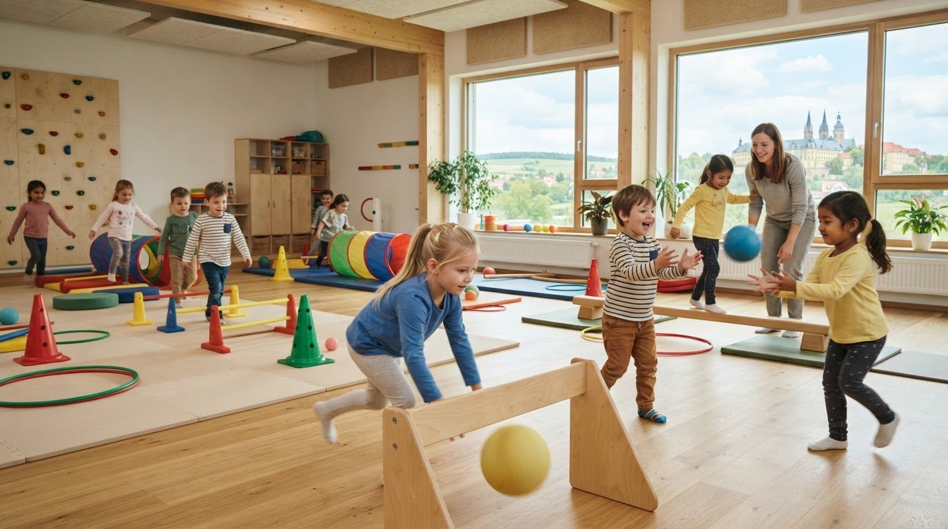 Ballspiele im Kindergarten: Motorik spielerisch fördern