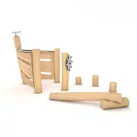 Balancierschiff aus Robinienholz – ROBINIA RB1232 - ca77 rb12321s