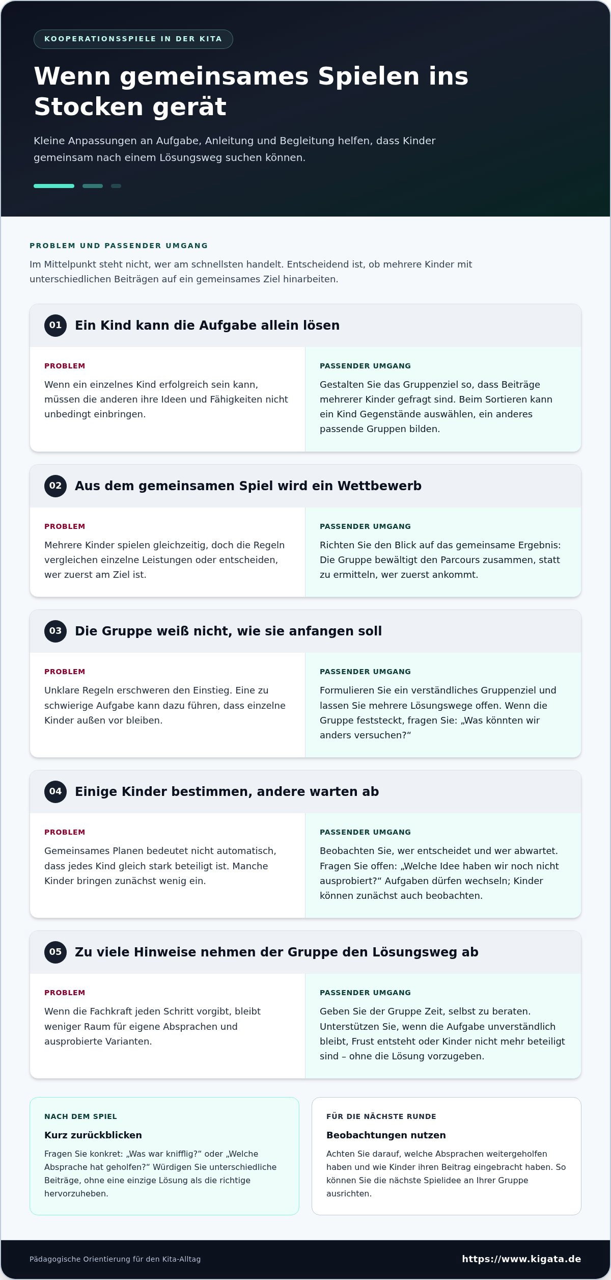Kooperationsspiele in der Kita: Teamgeist & Sozialkompetenz fördern
