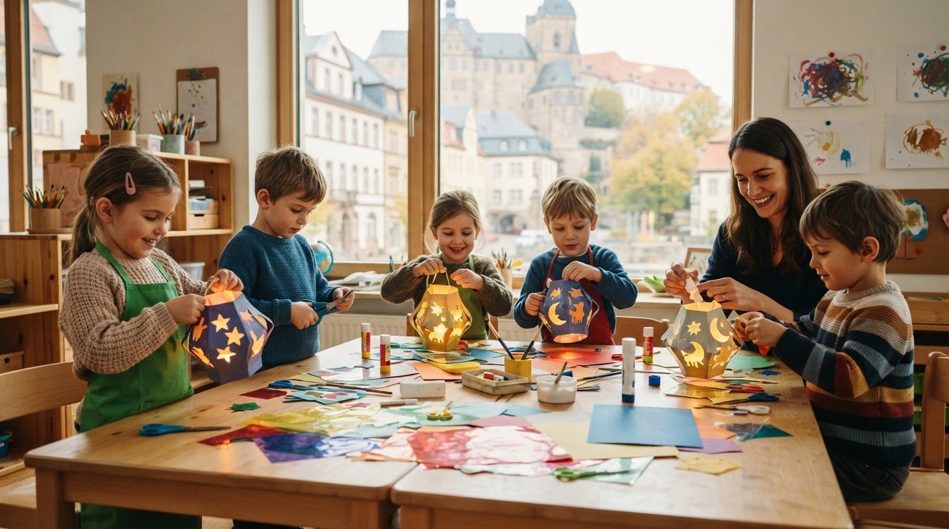 Laterne basteln in der Kita: Kreative Ideen & Vorlagen für Kinder