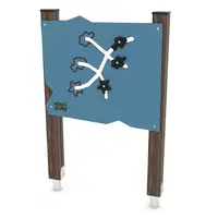 Spielwand mit bunten Elementen – SOLO WD1468 - wd1468c3h1s